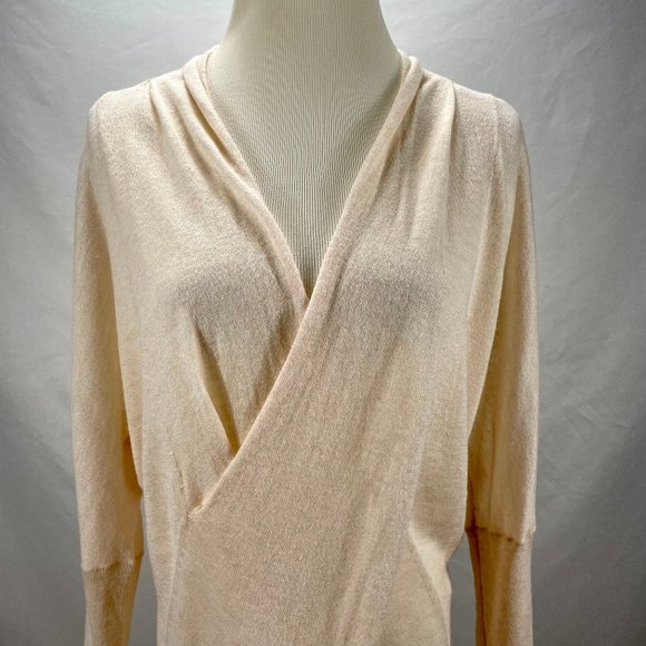 Anthropologie KNITTED & KNOTTED Lightweight Long Sweater Size L Stretch Tunic - Picture 4 of 11